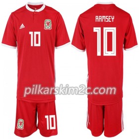 Koszulka Walia RAMSEY 10 Dziecięca Główna 2018-2019 - Koszulki Piłkarskie